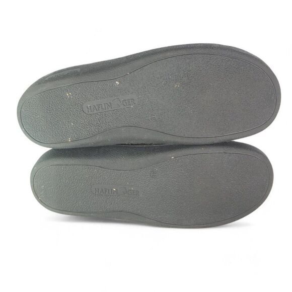 Haflinger ATB Pure Wool Hard Sole Slippers Grey Men's 14/48 - Picture 8 of 12